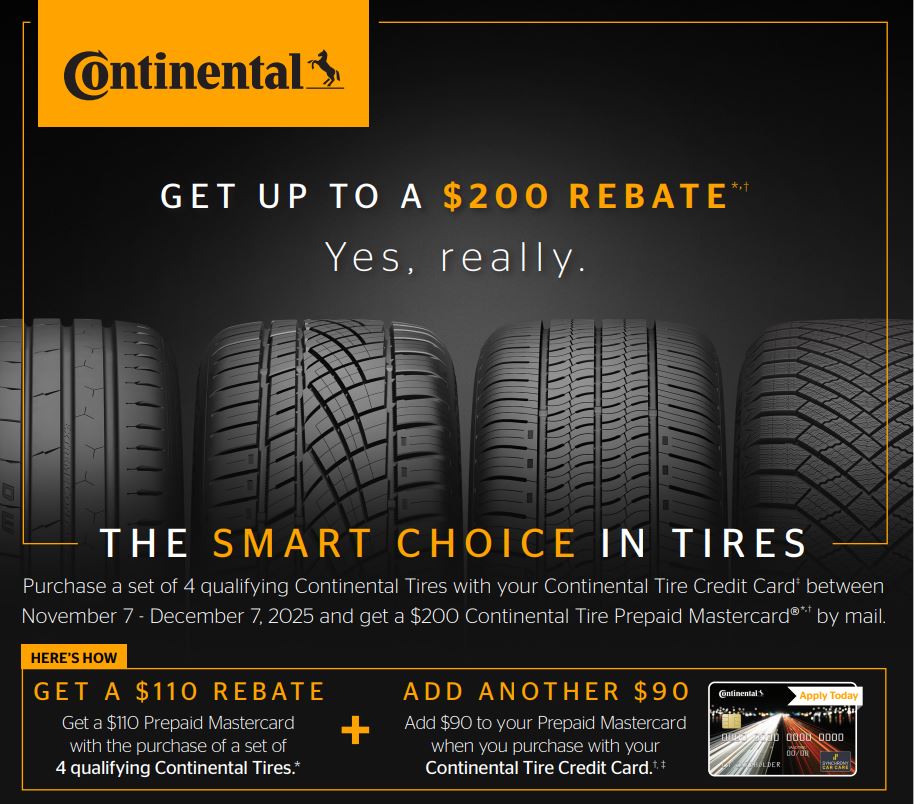 Continental Tire Rebate